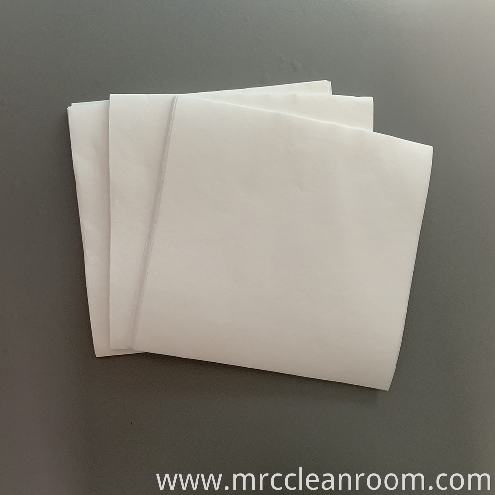 68gsm White Cellulose Polyester Wipes